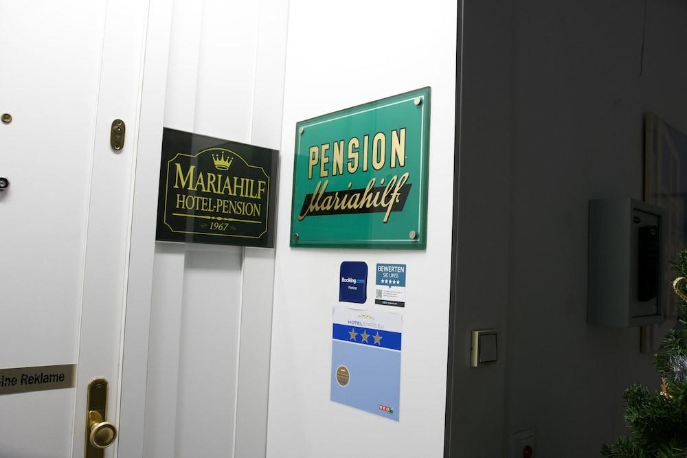 וינה Pension Hotel Mariahilf מראה חיצוני תמונה